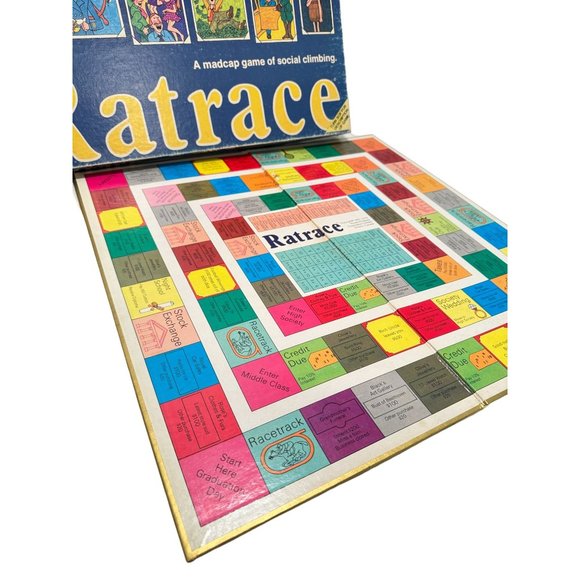 Vintage Ratrace Board Game House of Games Waddingtons 1970 Good Complete - Picture 9 of 9